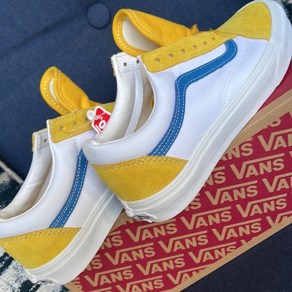 Vans Old Skool Sport Pop Yellow White WMNS - Picture 15 of 16